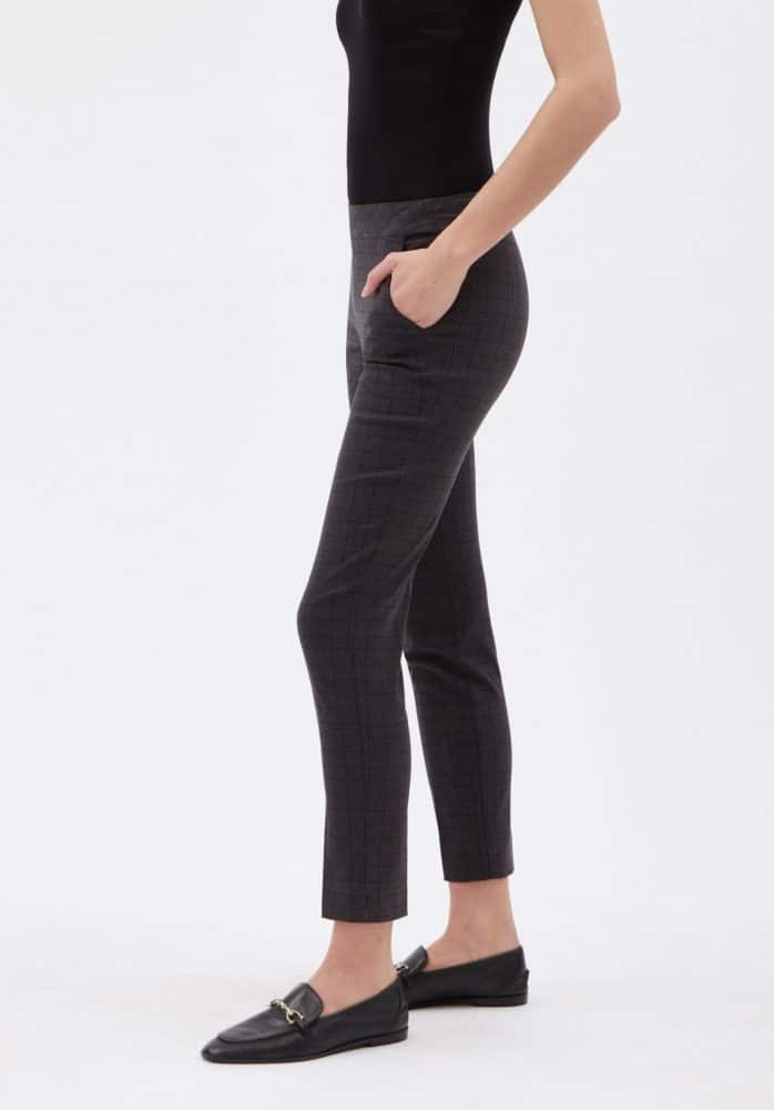 Petal Ankle Pants Flatten and Flatter Style Techno Leaves — L and