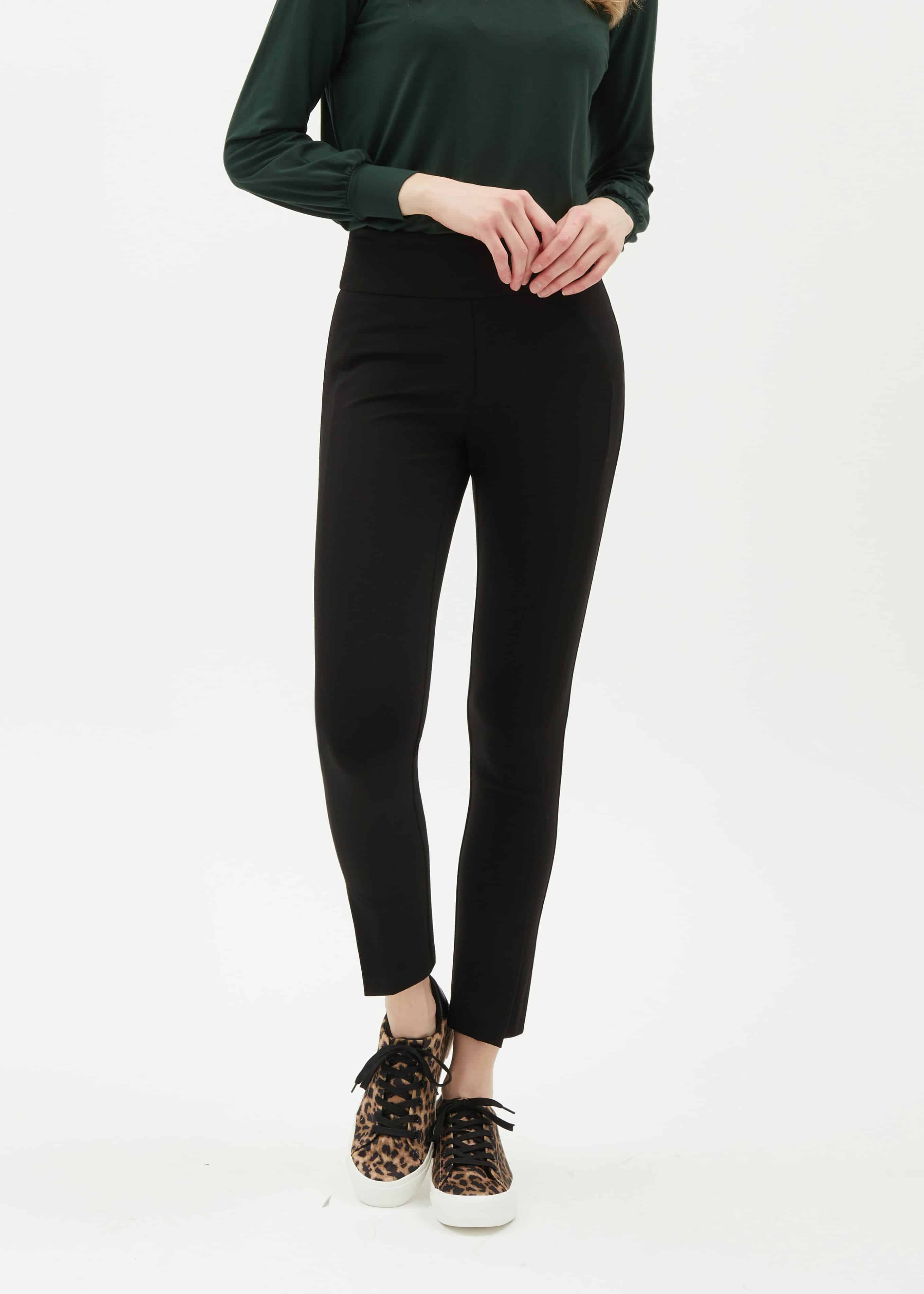 Buy Brown Tailored Ponte Trousers 14R, Trousers