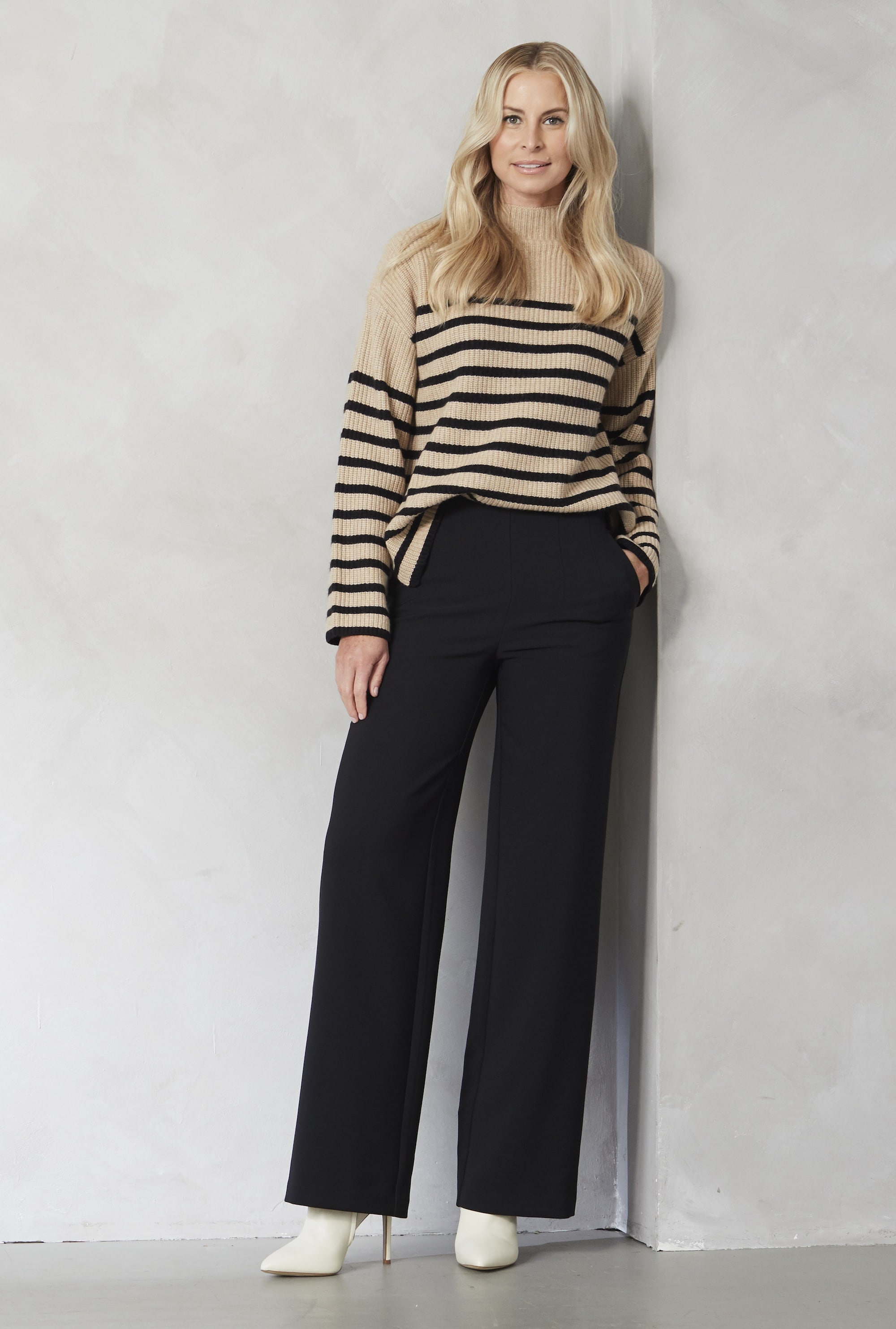 SOLID WIDE LEG PALERMO PANT - UP! Pants